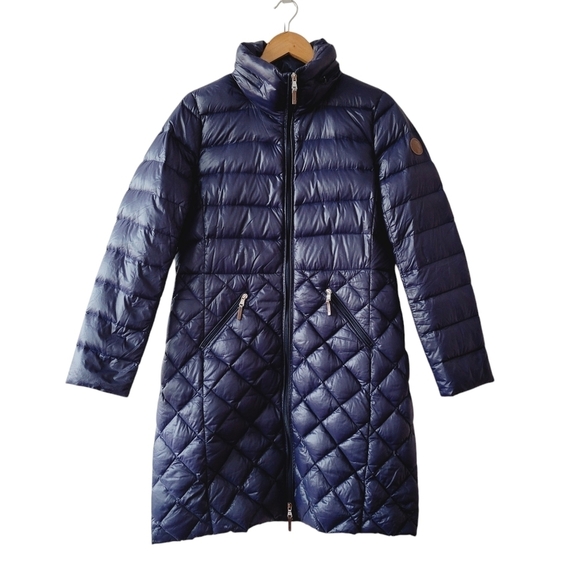 Lauren Ralph Lauren Blue Down Jacket - Picture 1 of 16